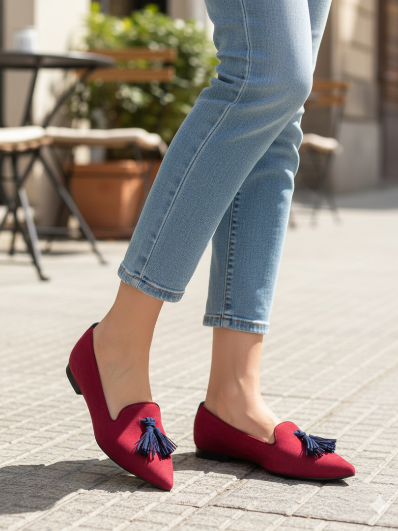 Bernice™ | Chic Tassel Pointed Flats