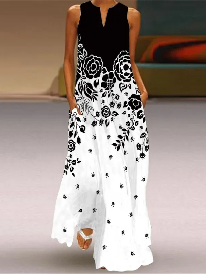 Stella™ | Butterfly Print Floral Dress