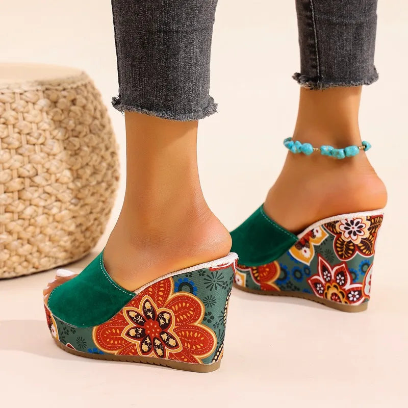 Nysoria™ | Floral Print Orthopedic Sandal