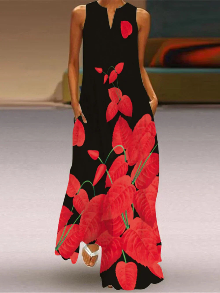 Stella™ | Butterfly Print Floral Dress