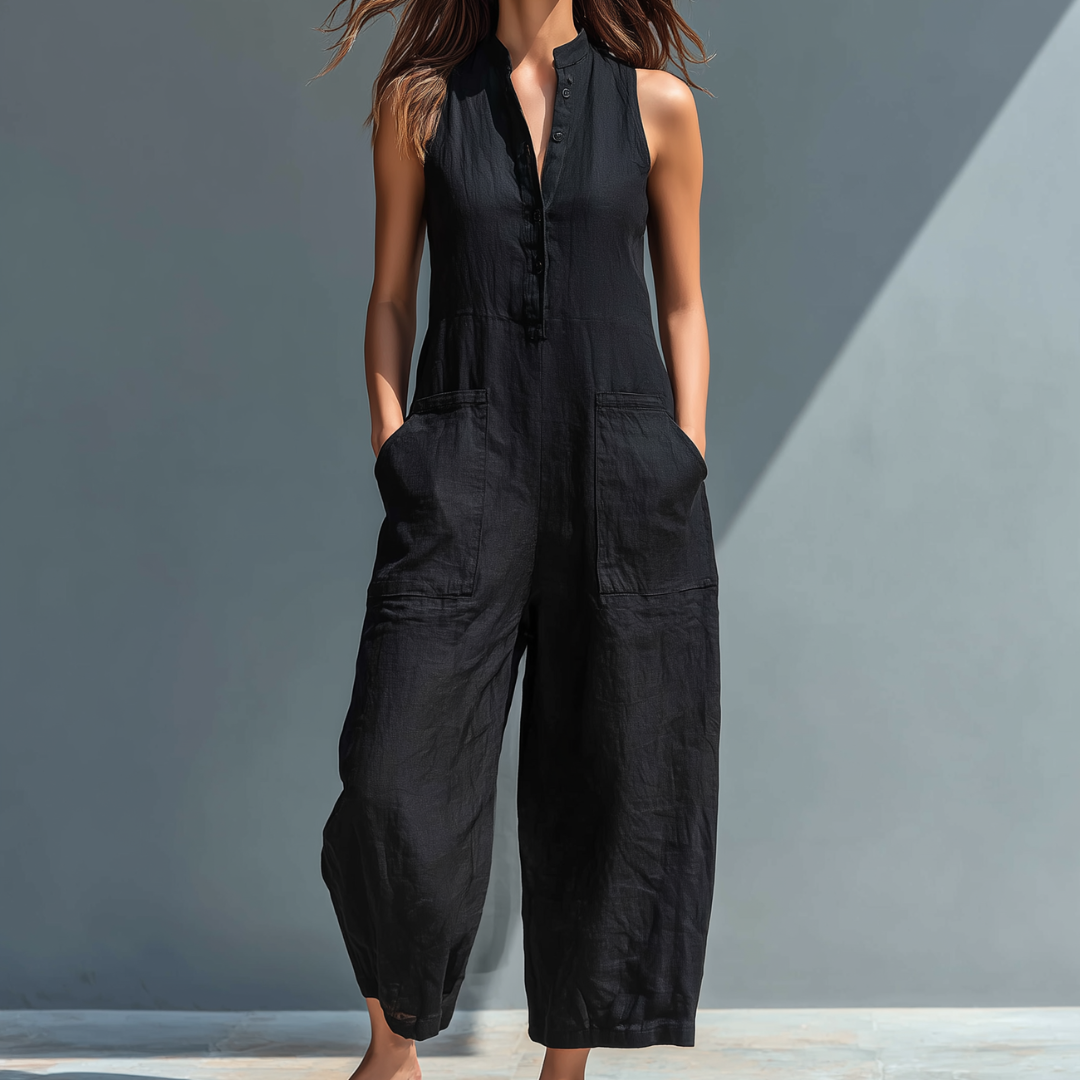 Janie™ | Elegant Sleeveless Jumpsuit