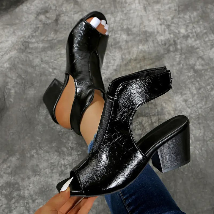Frida™ | Simple Elegant Block Heel Sandals