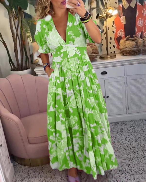 Floriana | Vibrant Floral Dress
