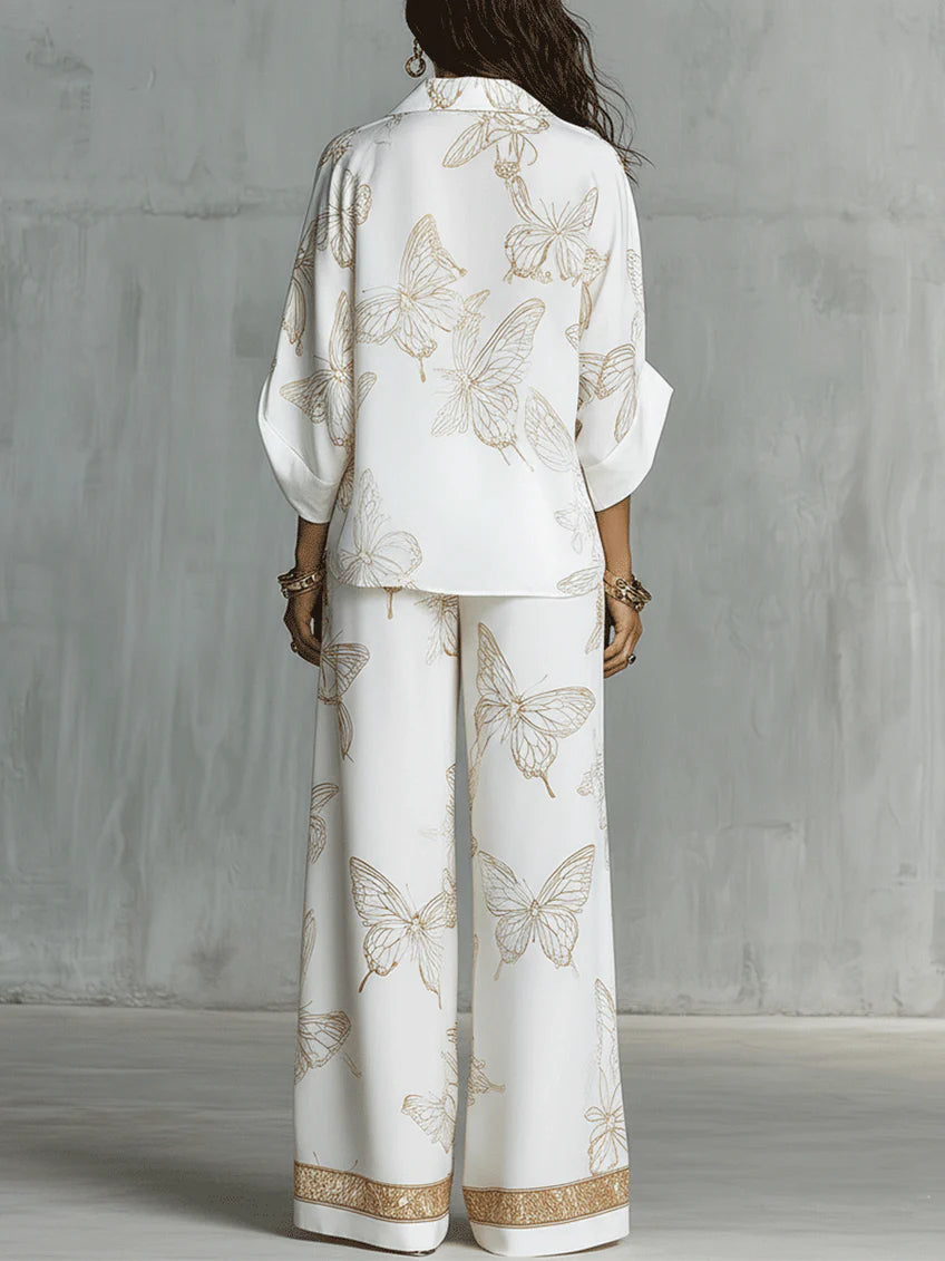 Liora™ | Bohemian Luxe Butterfly Print Set