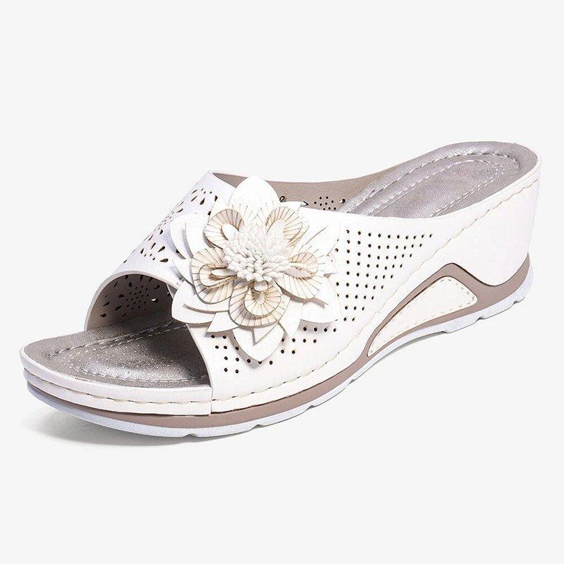 Meredith™ | Orthopedic Comfort Wedge Slide Sandals