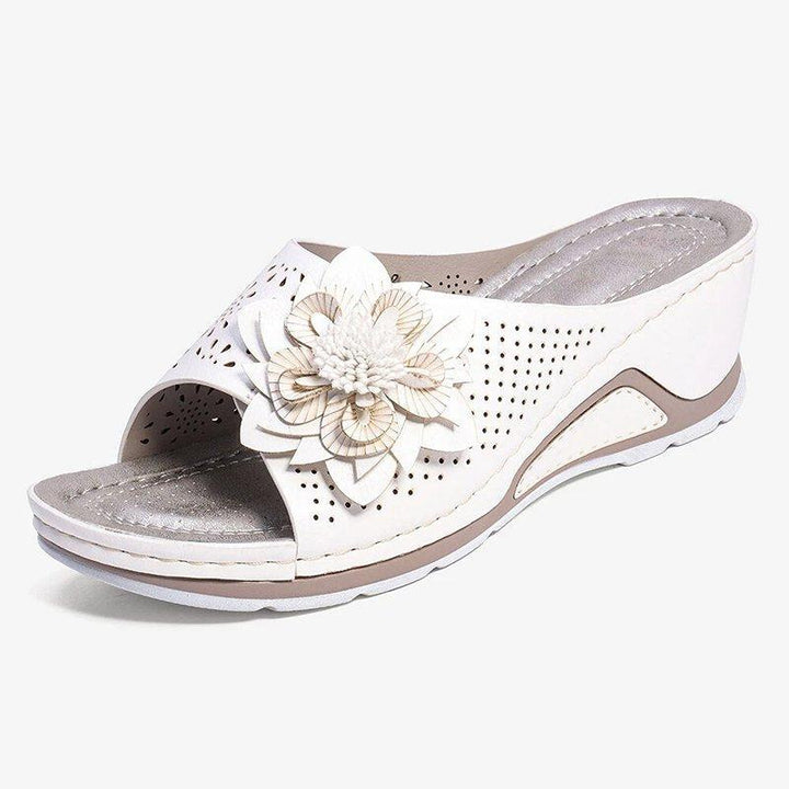 Meredith™ | Orthopedic Comfort Wedge Slide Sandals