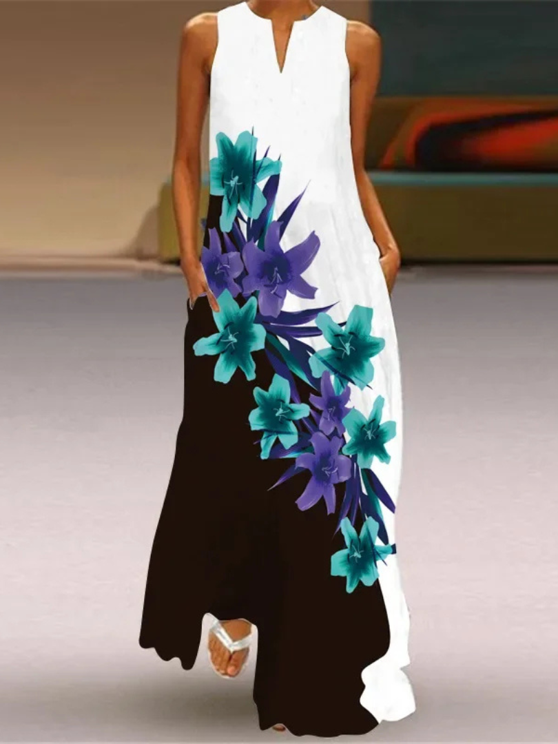 Stella™ | Butterfly Print Floral Dress