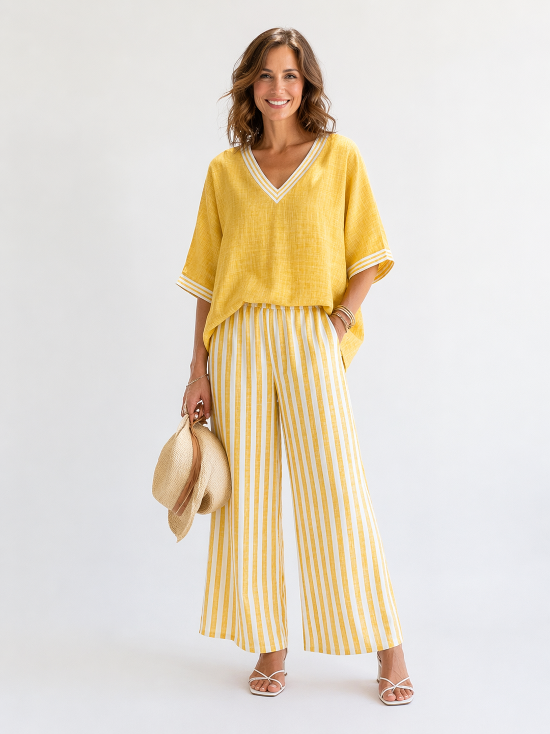 Zaria™ | Striped Relaxed Fit Two-Piece Set