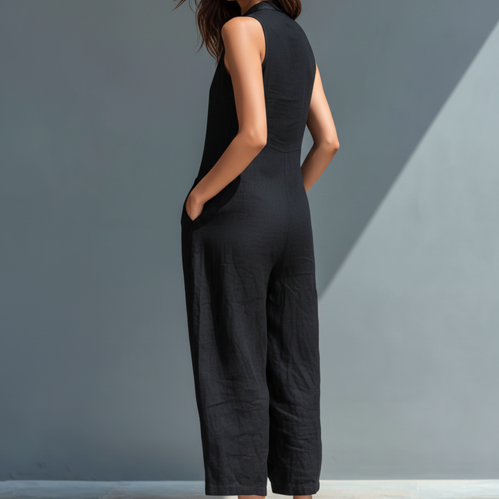 Janie™ | Elegant Sleeveless Jumpsuit