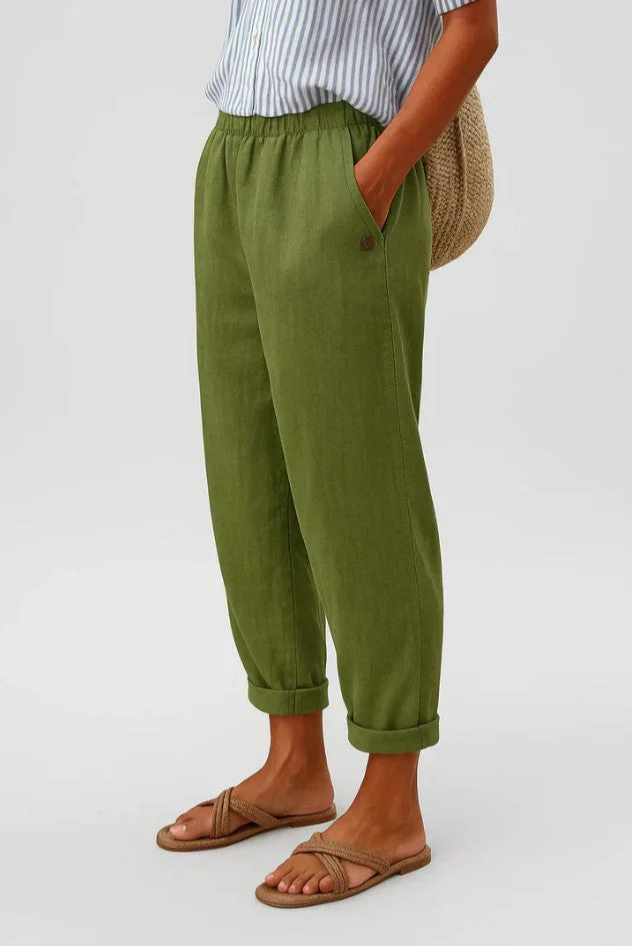 Melina™ | Minimalist Elastic Waist Trousers