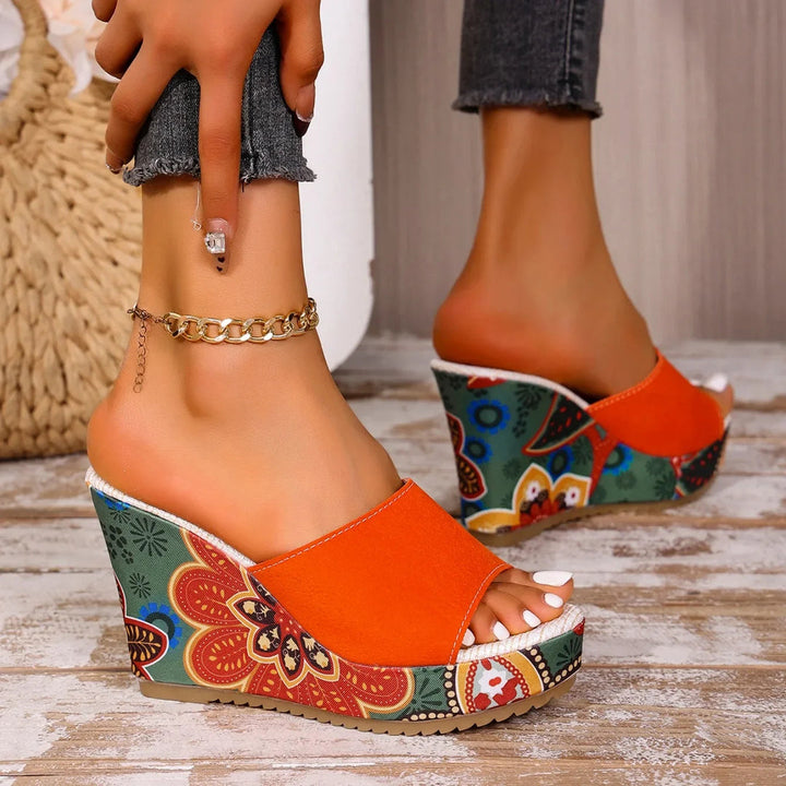 Nysoria™ | Floral Print Orthopedic Sandal