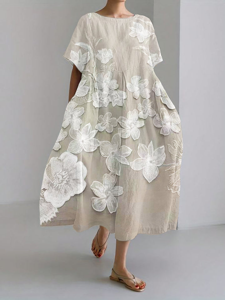 Oaklyn™ | Elegant Floral Print Dress