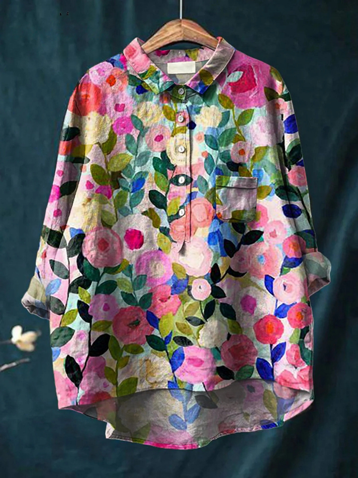 Rosemary | Spring Blossom Casual Shirt