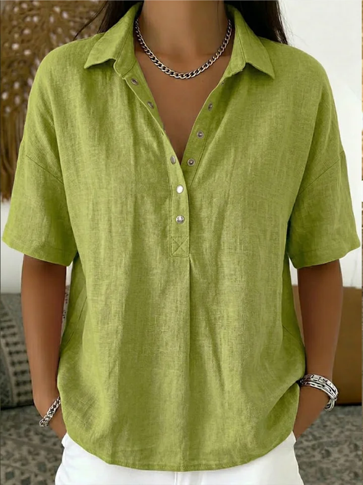 Willow | Collared Button Blouse
