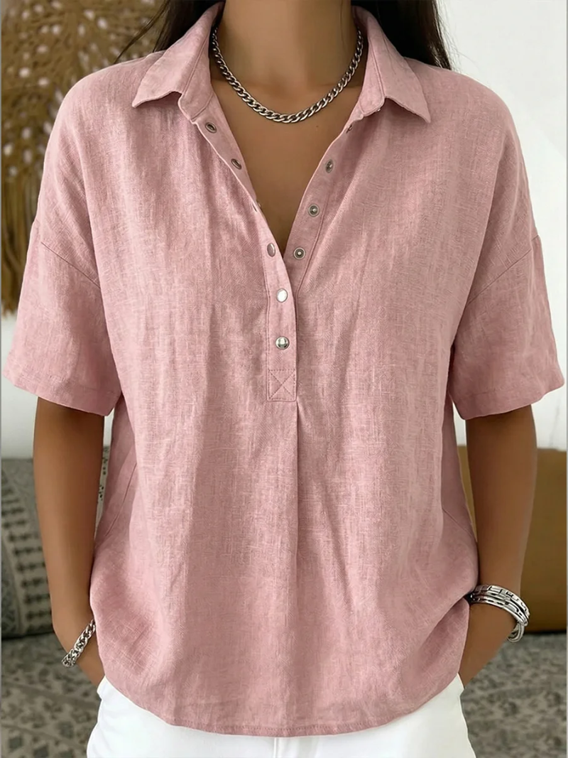 Willow | Collared Button Blouse
