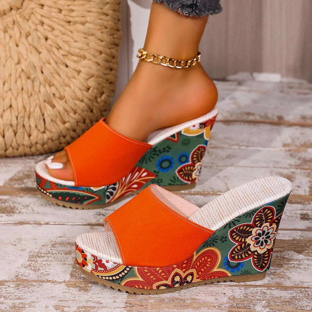 Nysoria™ | Floral Print Orthopedic Sandal