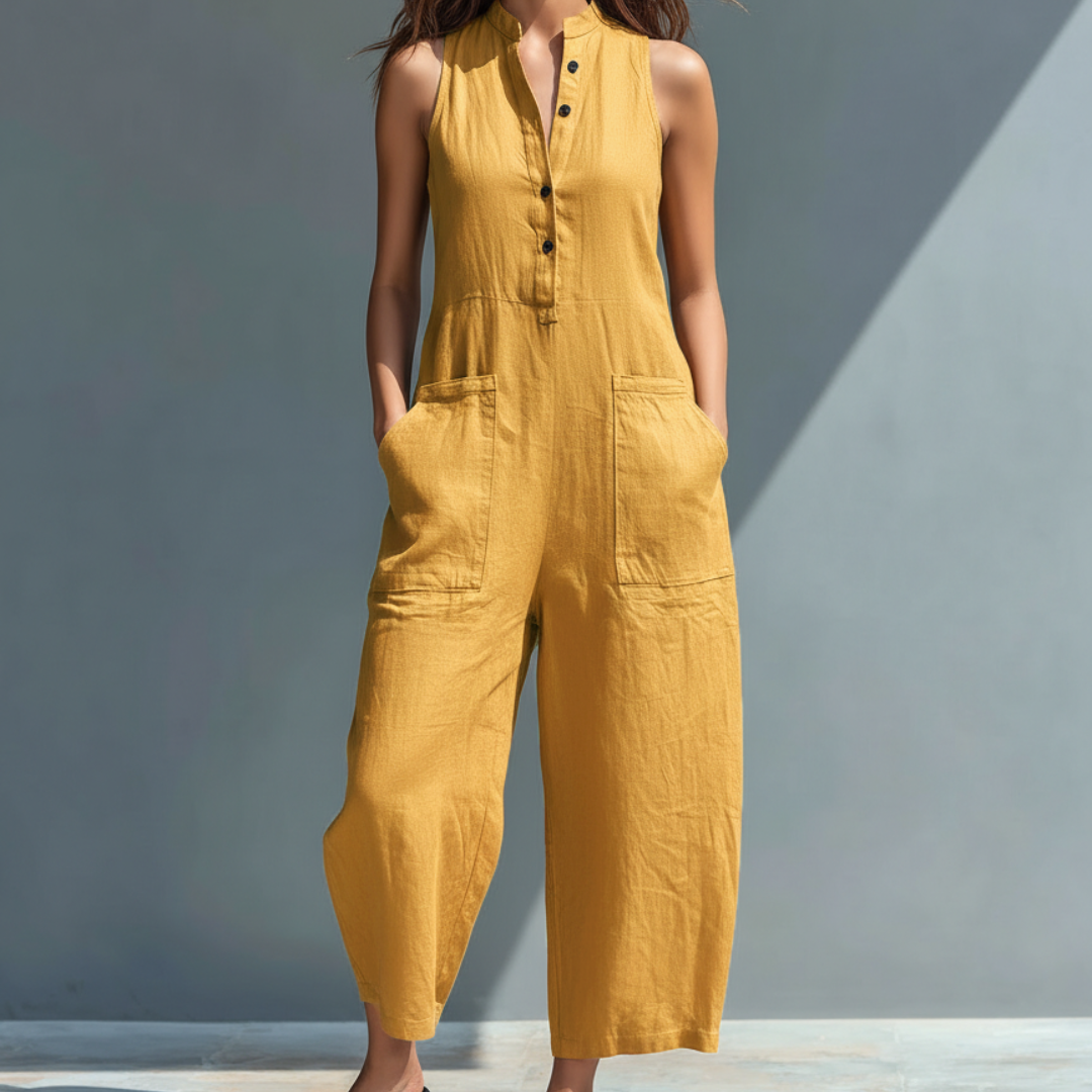 Janie™ | Elegant Sleeveless Jumpsuit