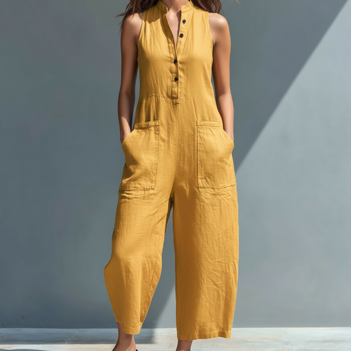 Janie™ | Elegant Sleeveless Jumpsuit
