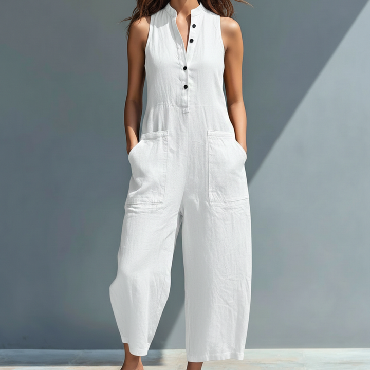 Janie™ | Elegant Sleeveless Jumpsuit
