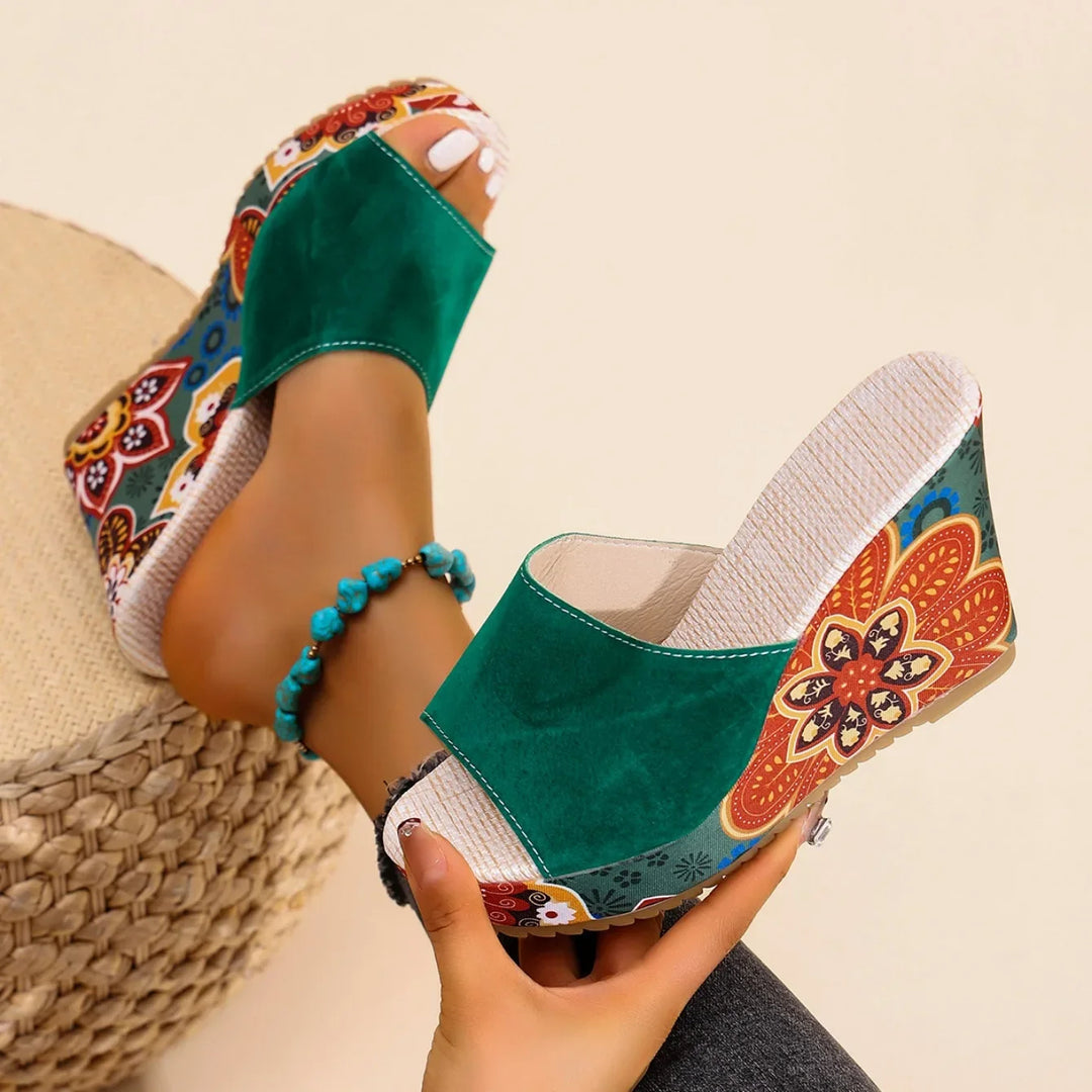 Nysoria™ | Floral Print Orthopedic Sandal