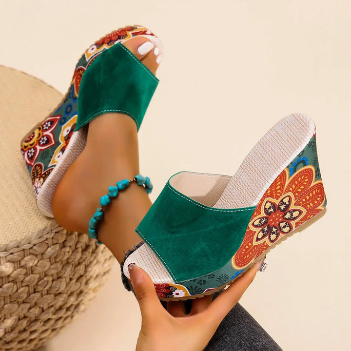 Nysoria™ | Floral Print Orthopedic Sandal