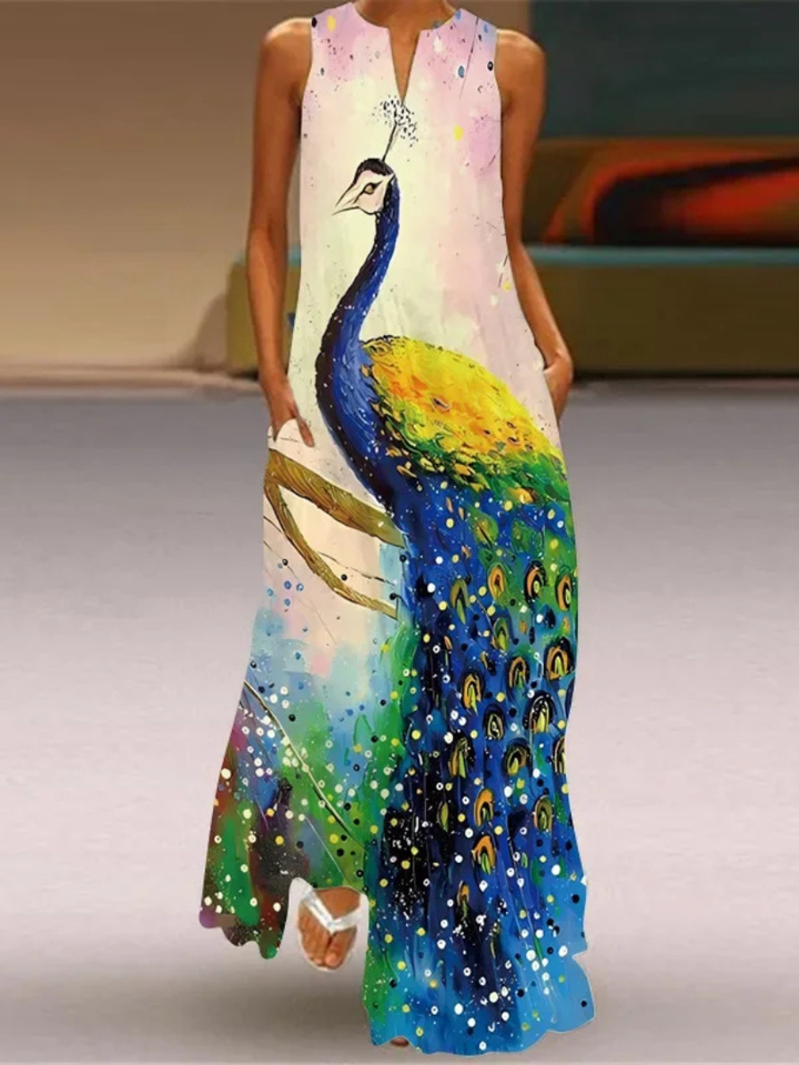 Stella™ | Butterfly Print Floral Dress