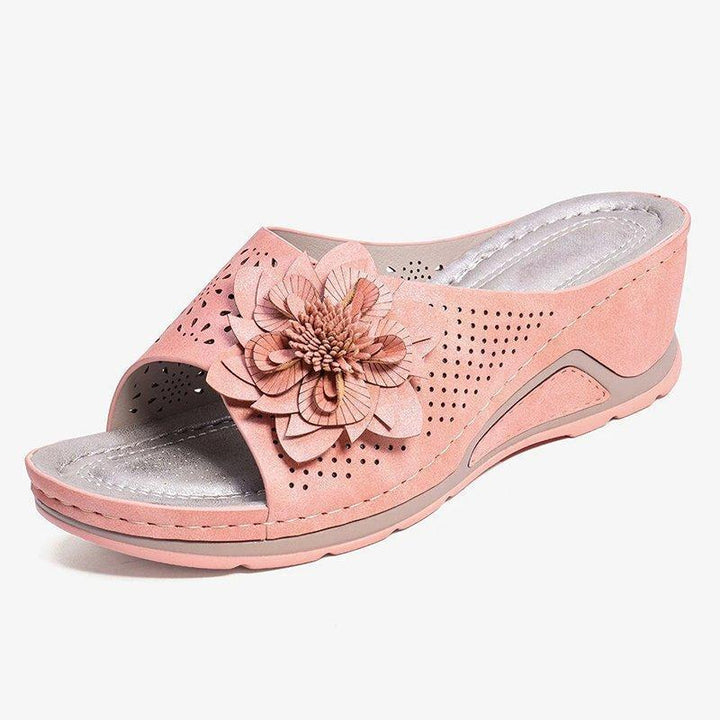 Meredith™ | Orthopedic Comfort Wedge Slide Sandals