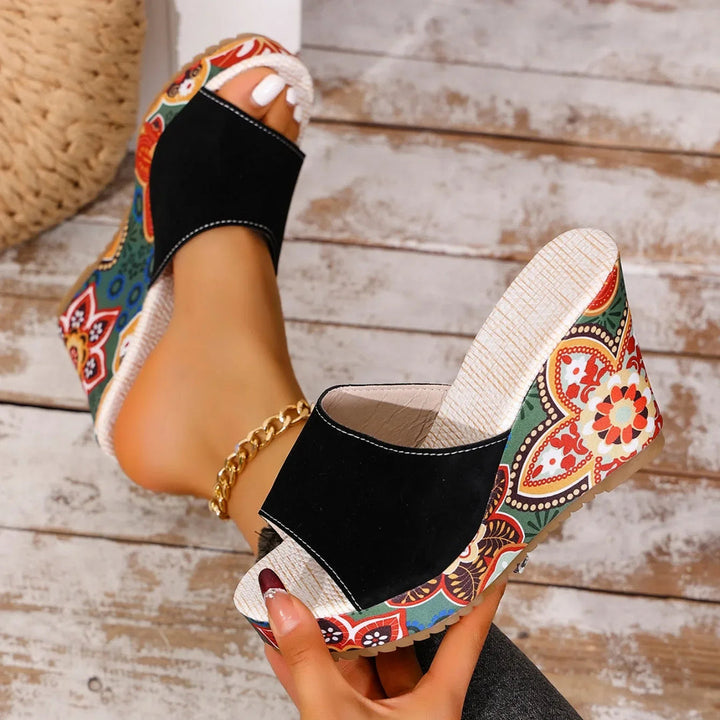 Nysoria™ | Floral Print Orthopedic Sandal