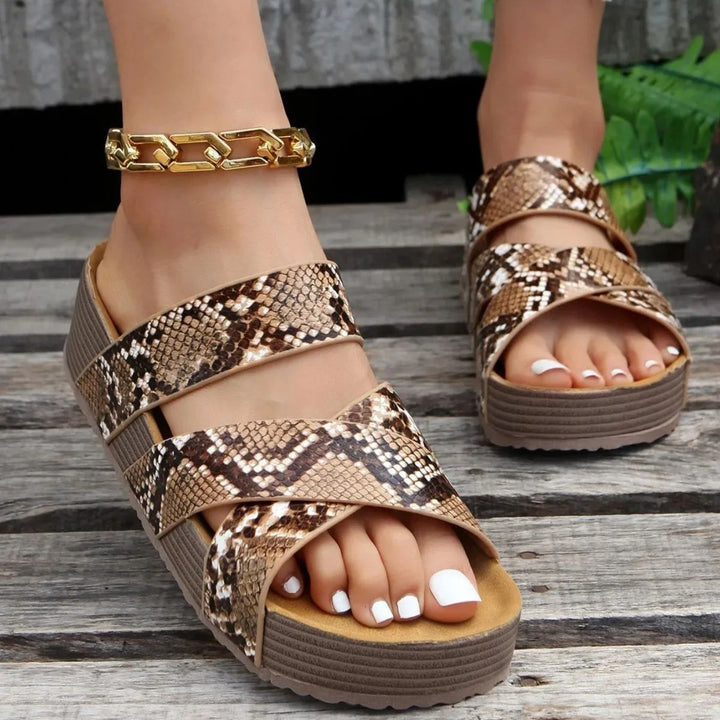 Liorenne™ – Orthopedic Leather Strap Sandals