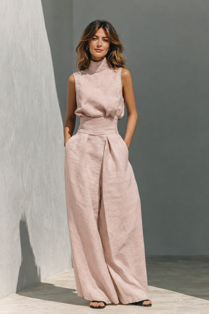 Blakely™ | Elegant Sleeveless Wide Leg Jumpsuit