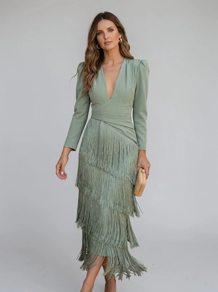 Francesca™ | Modern Statement Midi Dress