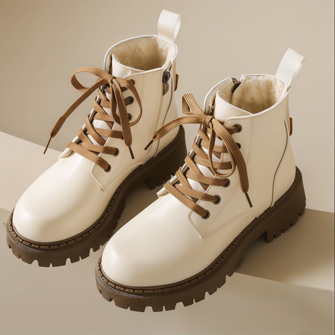Fia™ | Fleece Lined Combat Boots