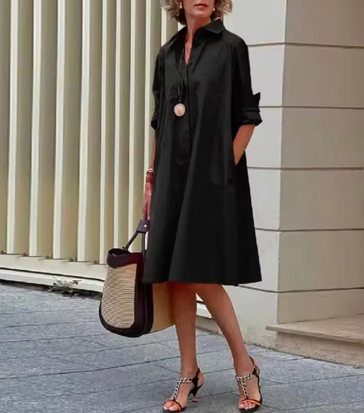 Laine™ | Chic Everyday Button Front Dress
