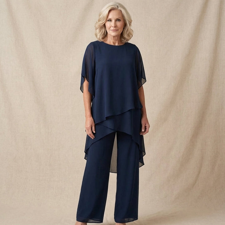 Tessa™ | Elegant Layered Pant Set