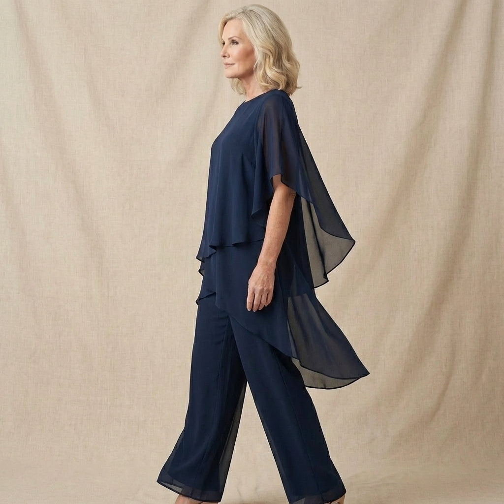 Tessa™ | Elegant Layered Pant Set