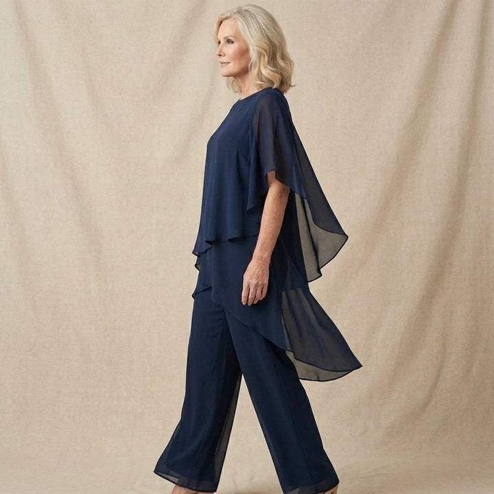 Tessa™ | Elegant Layered Pant Set