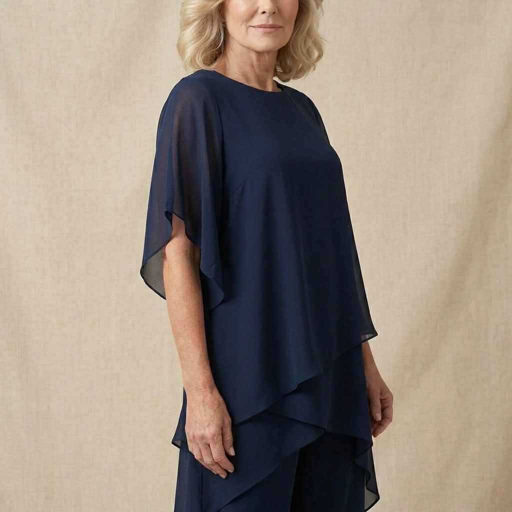 Tessa™ | Elegant Layered Pant Set