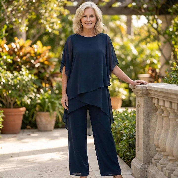 Tessa™ | Elegant Layered Pant Set