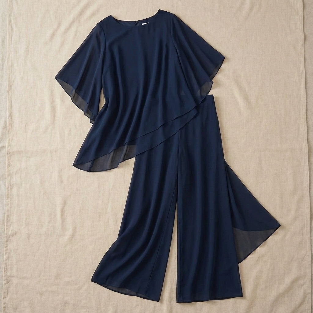 Tessa™ | Elegant Layered Pant Set