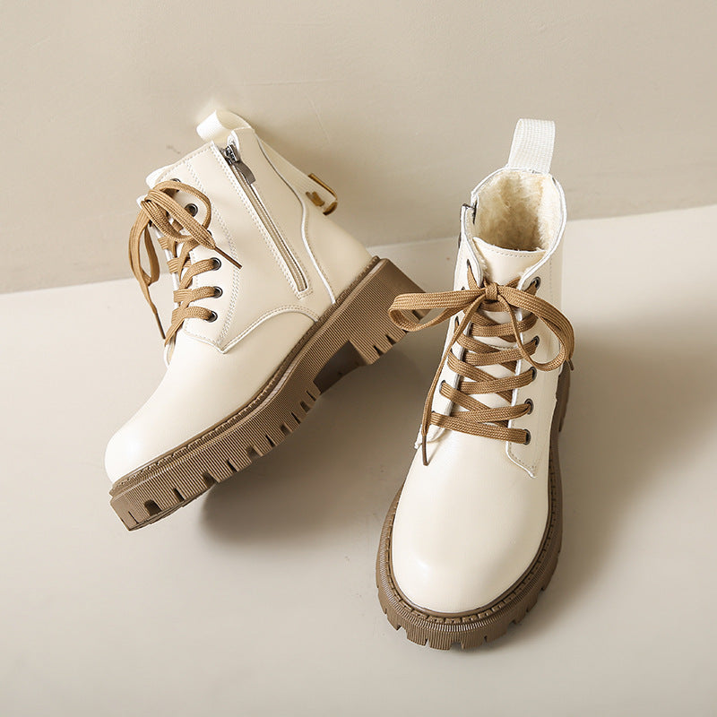 Fia™ | Fleece Lined Combat Boots