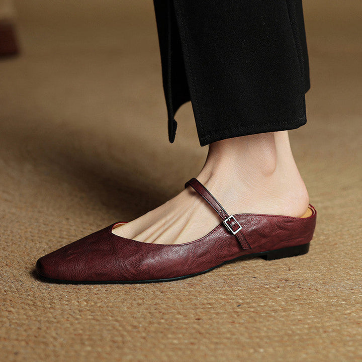Hannah™ | Orthopedic Leather Mules
