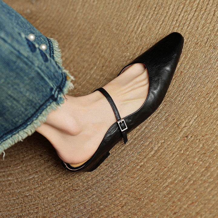 Hannah™ | Orthopedic Leather Mules