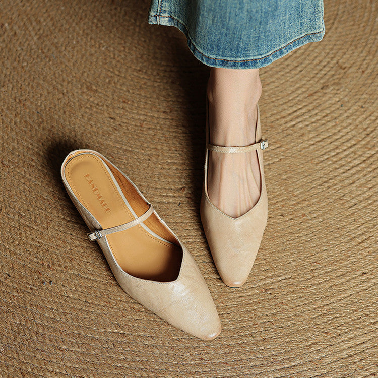 Hannah™ | Orthopedic Leather Mules