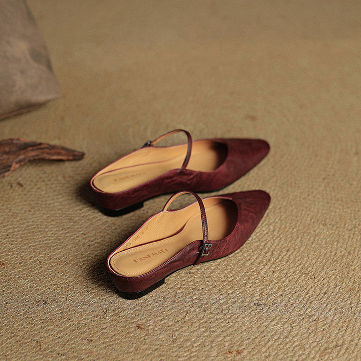 Hannah™ | Orthopedic Leather Mules