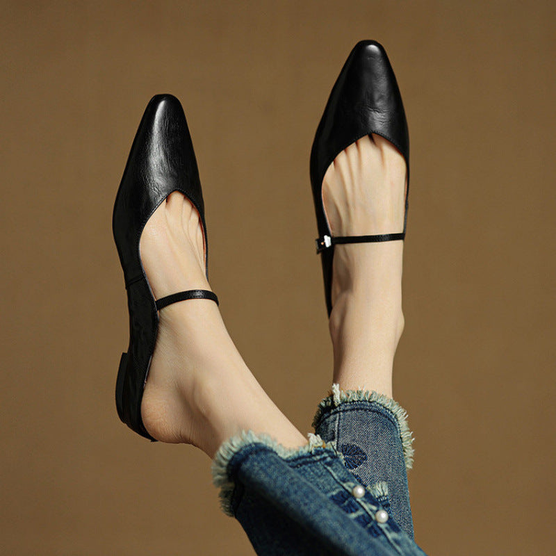 Hannah™ | Orthopedic Leather Mules