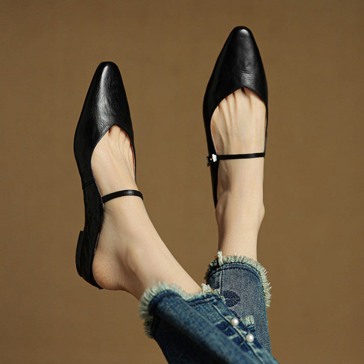 Hannah™ | Orthopedic Leather Mules