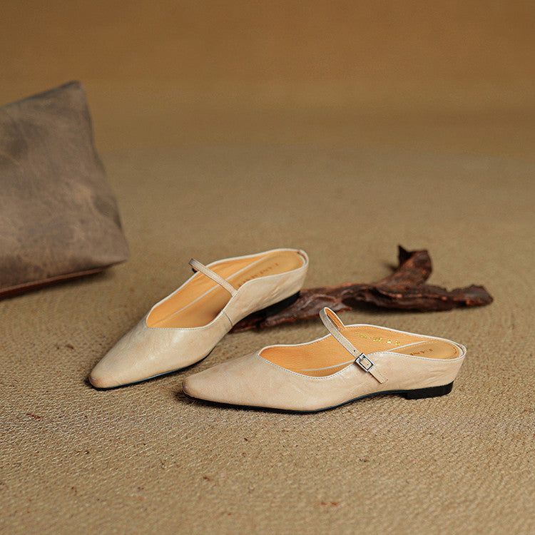 Hannah™ | Orthopedic Leather Mules