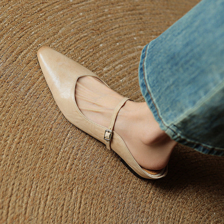 Hannah™ | Orthopedic Leather Mules