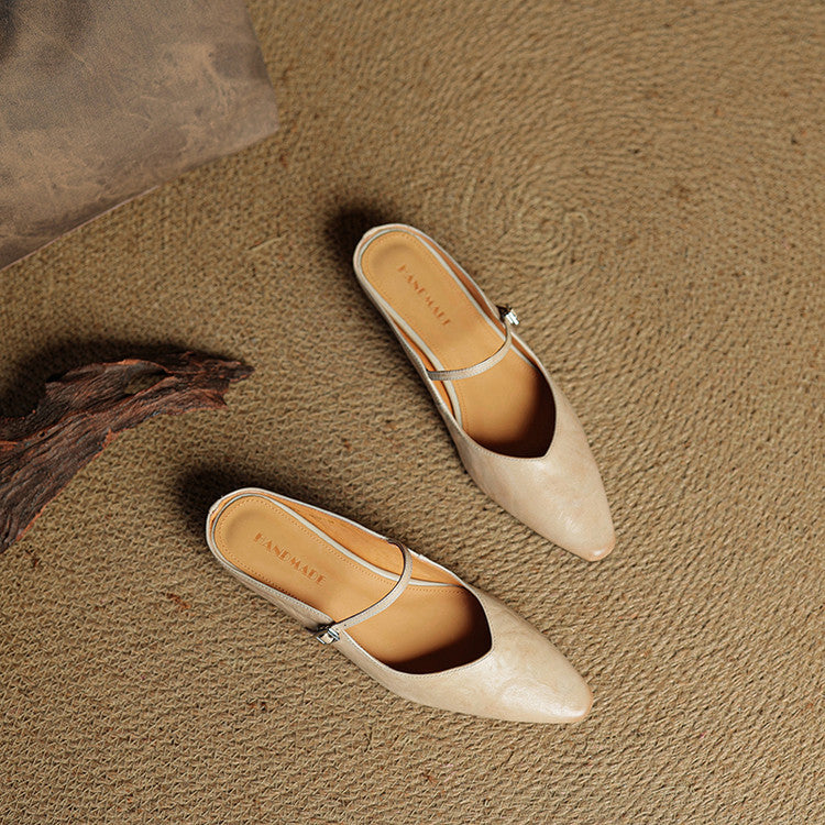 Hannah™ | Orthopedic Leather Mules