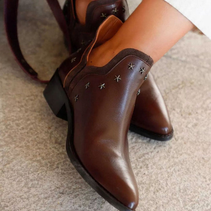 Nira™ | Studded Western Boots